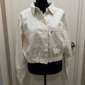 Levi's Women's Jax Cinched Denim Shirt, size L